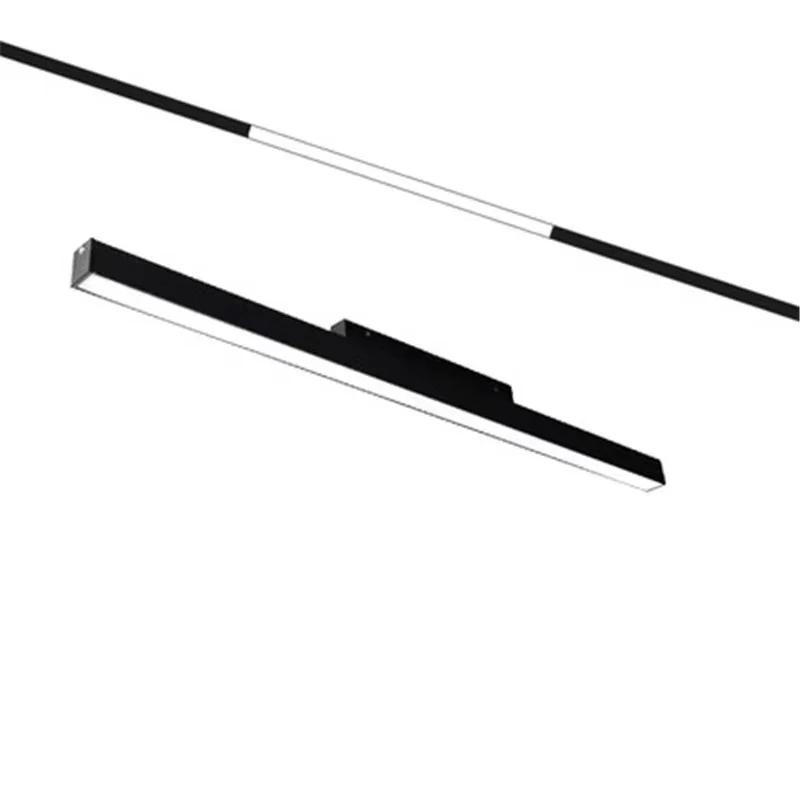 2021 современный дизайн, магнитный светодиодный Трековый светильник, лампы для отслеживания помещений, лампы без главного светильника, дизайн для освещения дома, отеля, офиса