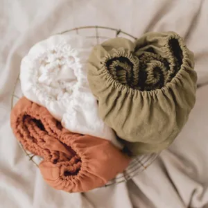 Wholesale Customization Flax French Linen 100% Linen Duvet Cover Sets Stone Washed Linen Bed Sheet Comforter Set