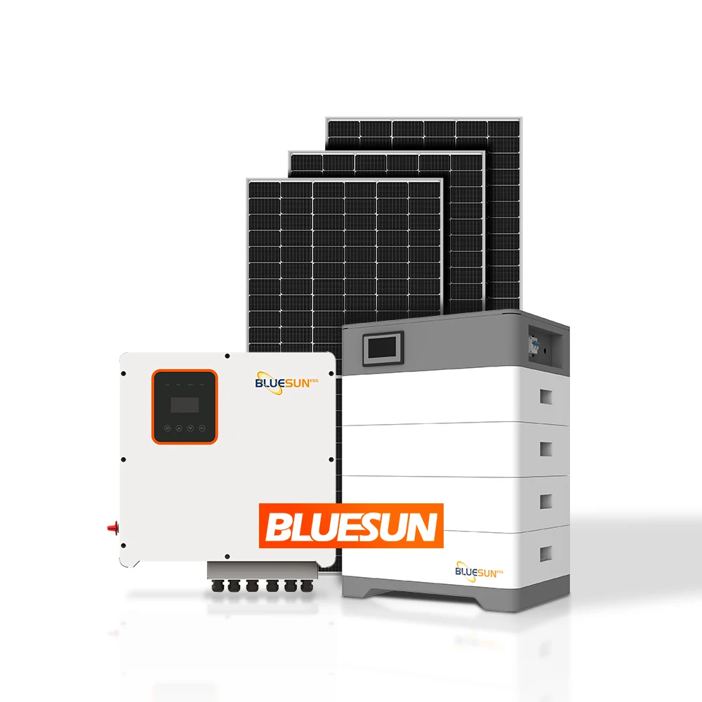 Bluesun 6kw 8kw Household Energy Storage System 6kw Solar System Solar Panels System with Lithium Batteries