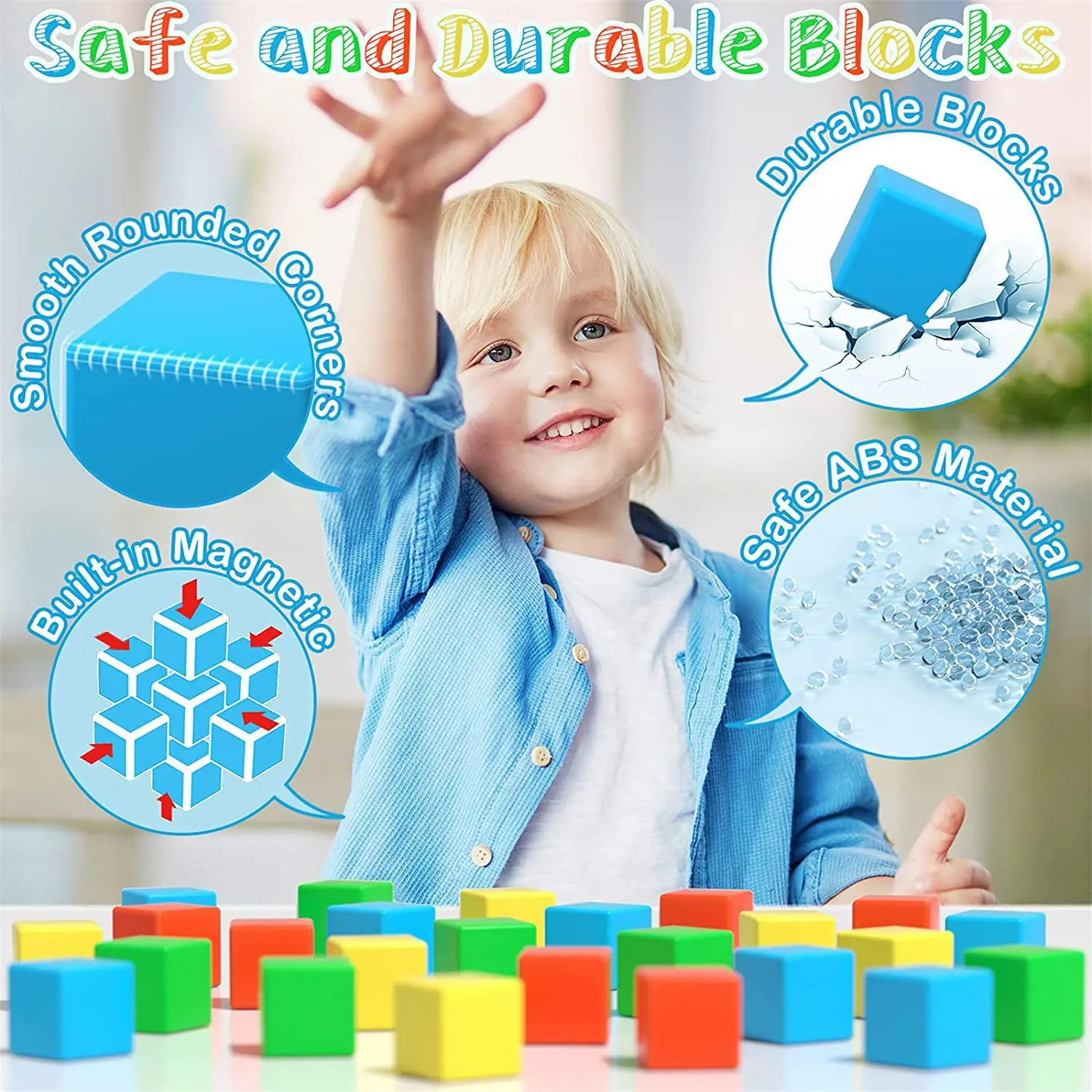 Large Size Building Blocks 3d Cubes For Kids