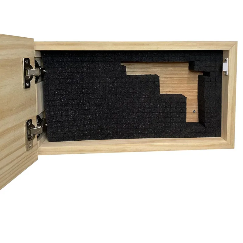 Hidden Gun Storage, Hidden Gun Safe For Pistols, Solid - View #5