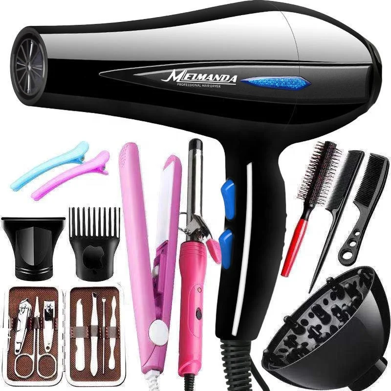 Premium Photo  Close up hair dryer and accessories