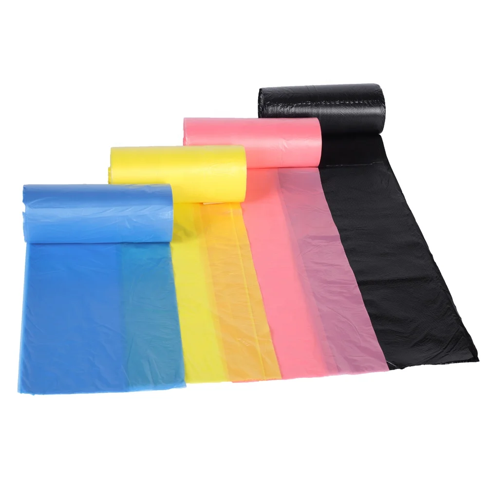 HDPE/LDPE Trash Can Liners Hs Code for Plastic Garbage  Bag With Different Color Available
