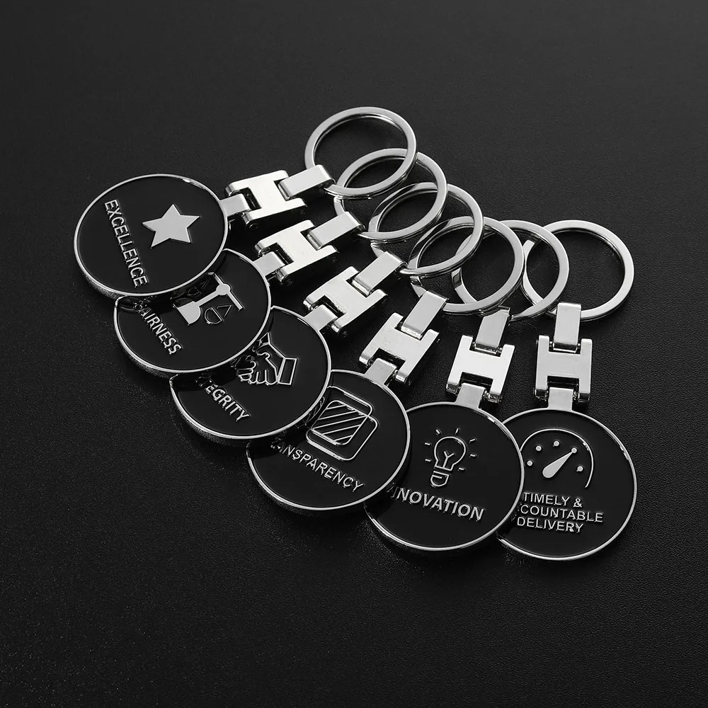 Wholesale Keychain Custom Company Logo Name Car Key Chain Letter
