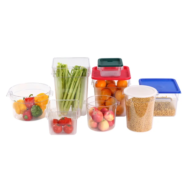 Factory Custom Sgs Certification Kitchen Storage Containers PC Plastic Storage Containers
