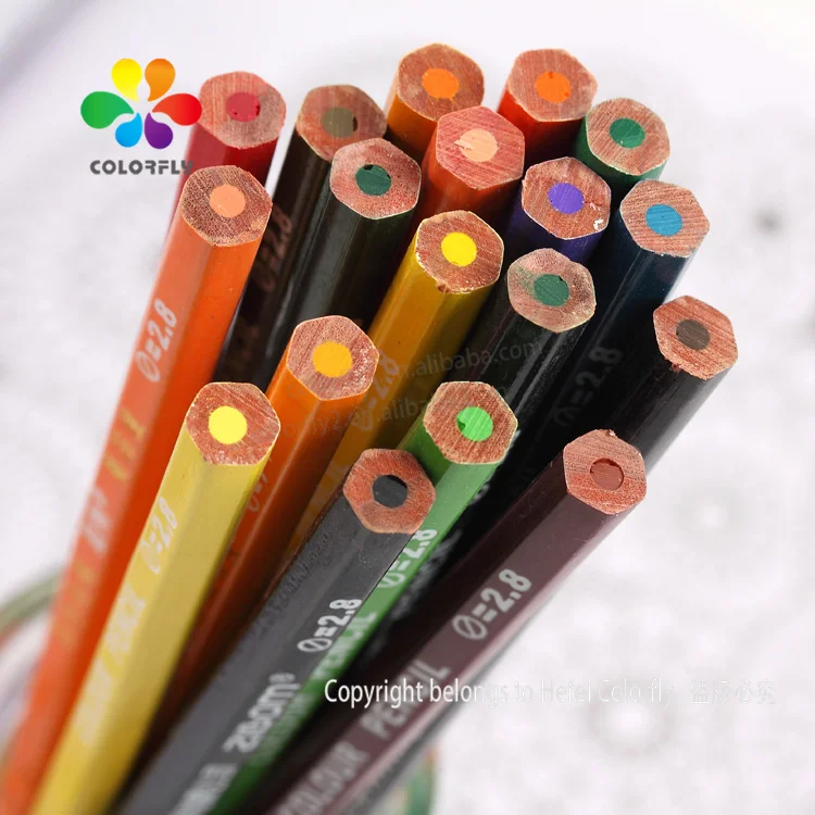 DOMS Высокое качество 7 дюймов 12 видов цветов для офиса/школы деревянных цветных карандашей в бумажной коробке colorpencil набор