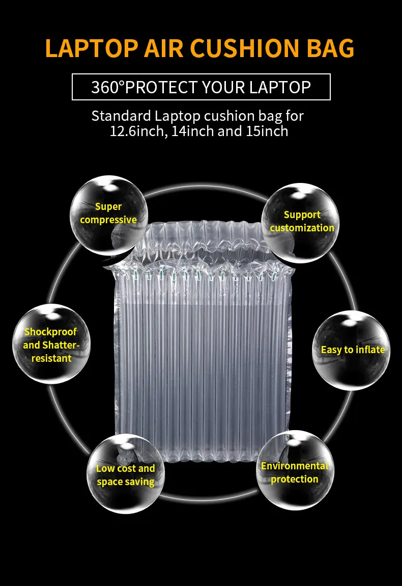 Shipping Inflatable Wrap Bubble Laptop Cushion Wraps Air Column Wrap