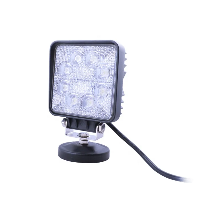 Sell High Quality Forklift LED10V-80V 24W Square 9 Lamp Bead Working Headlight