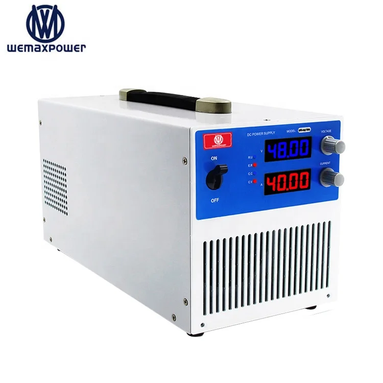 High Efficiency 1920W Variable Voltage 48vdc 40amp Switching Mode Adjustable Dc Power Supply 48v 40a