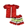 Red Ruffle 2Pcs Outfit