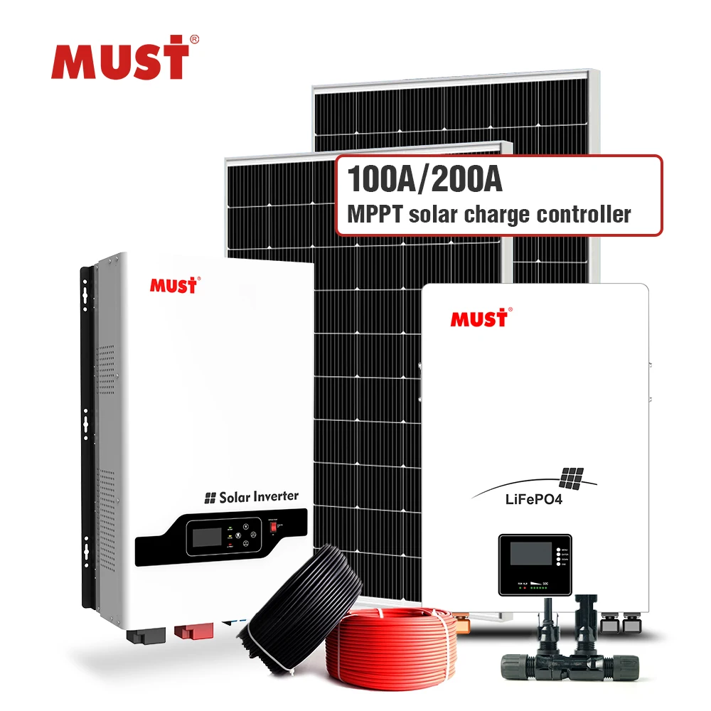 Hybrid 10kw Solar System 3kw 5kw 8kw 10kw Solar Panel Power System ...