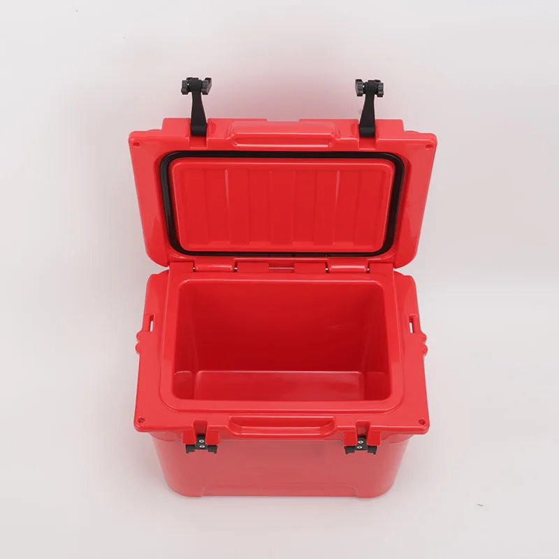 High Quality 20qt Plastic Rotomolded Portable Small Cooler Box Modern Thermal Outdoor Food Cooler with Custom Logo