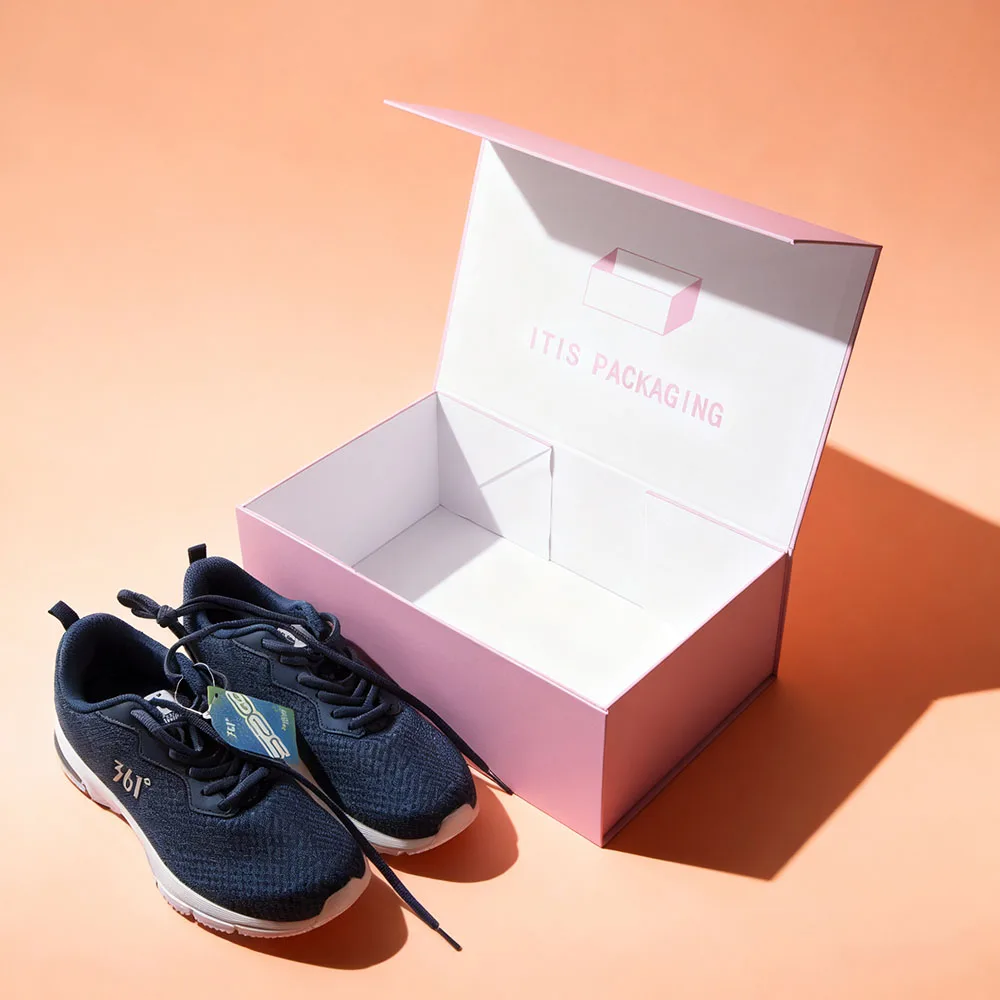 Luxury Bikini Gift Box | Custom Grey Board Magnetic Foldable | Fashion Swimwear Packaging with Secure Closure