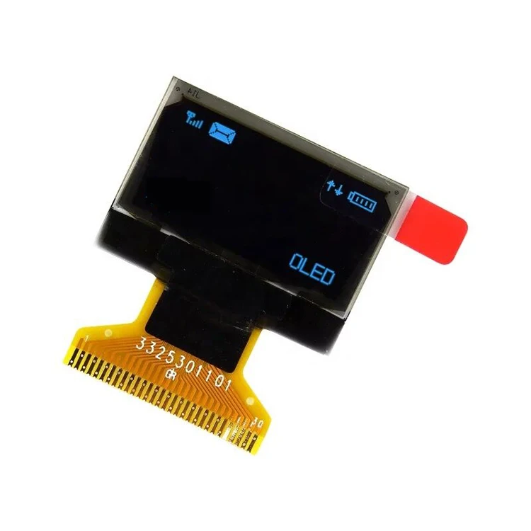 OLED-дисплей 0,96 дюйма, разрешение 128x64 точек, два цвета для smart lock