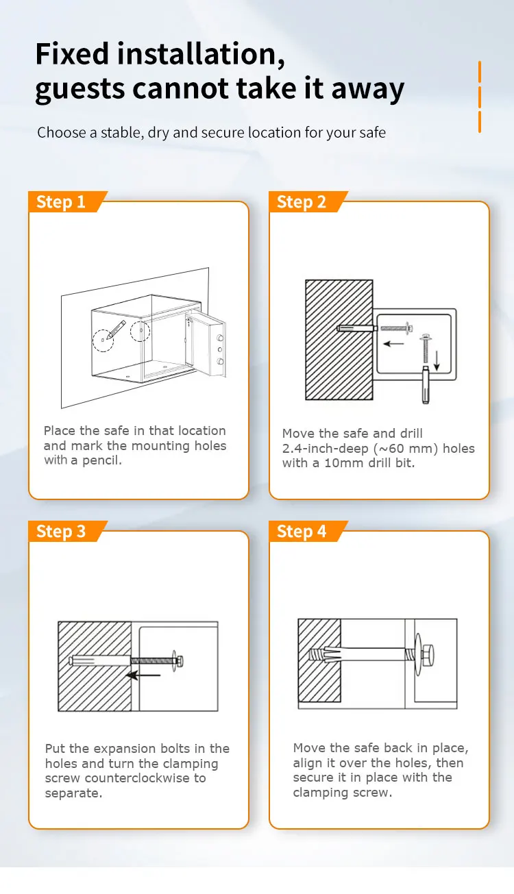 CEQSAFE High-end Electronic Digital Home Room Safe Box Hotel Safe Box supplier