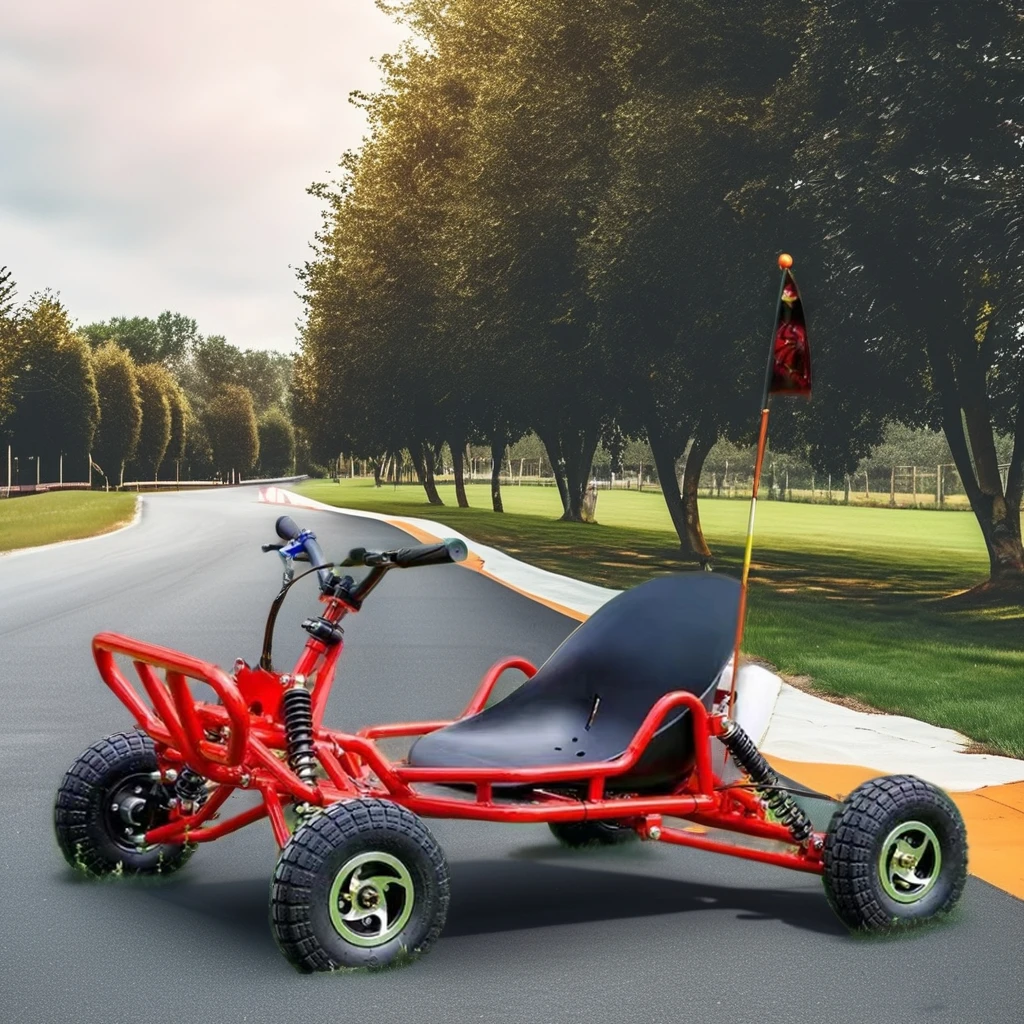 Kid Mini Suspension Handlebar Go Kart - 63CC Off-Road Electric Fun