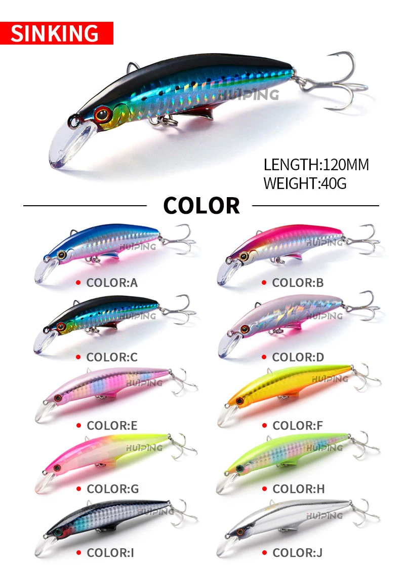 thumbnail interactive-video image 1 of 15pcs Slow Sink Fishing Lures – Bass Minnows With Tackle Box, Topwater Ready 1 of 5