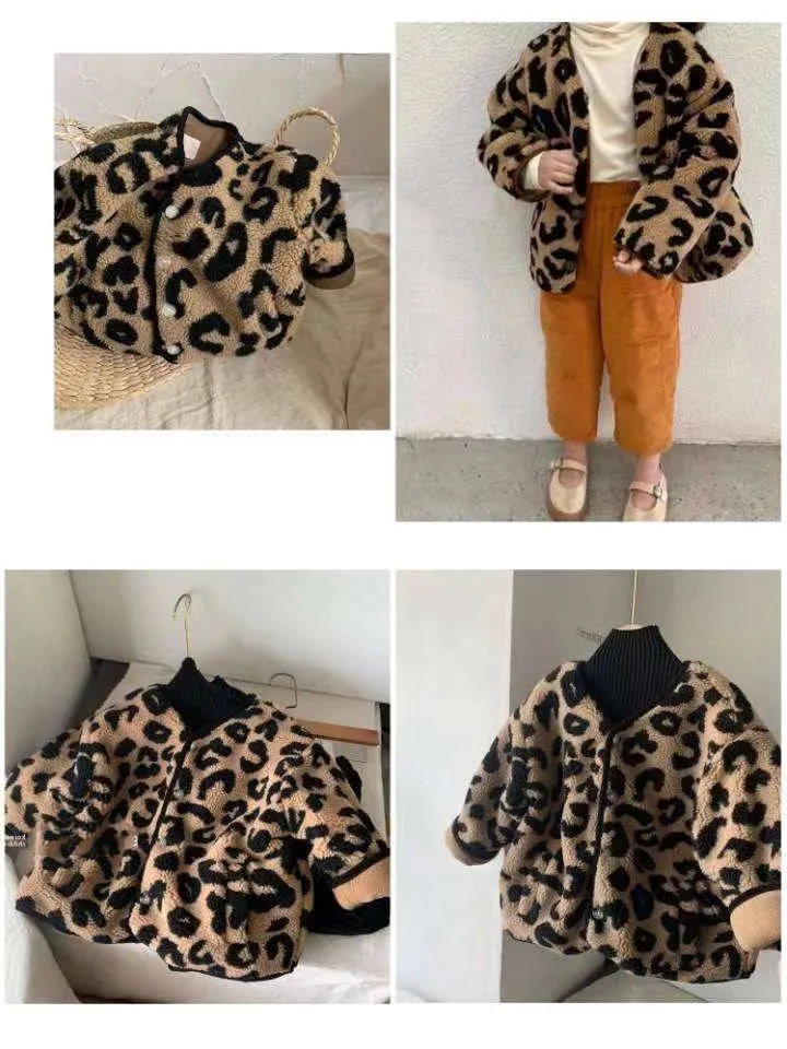 Детская зимняя одежда плюшевая куртка с высоким воротником для девочек длинным рукавом детское осеннее пальто Детский свитер толстовки