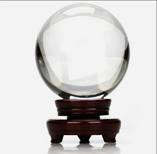 Good quality 80mm photography Glass Crystal Ball Stand