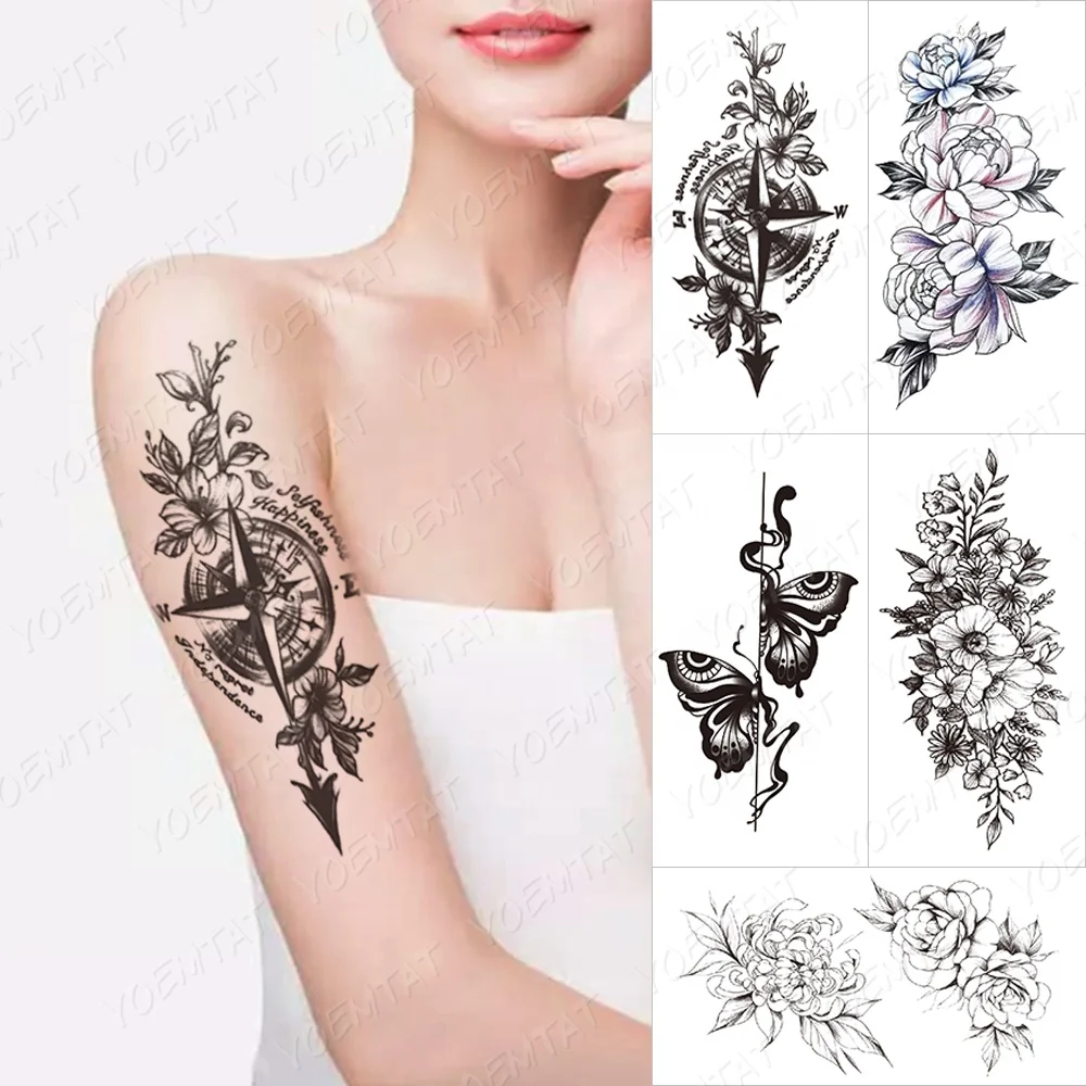 Flower Lotus Tattoo stock illustration. Illustration of henna - 87881168