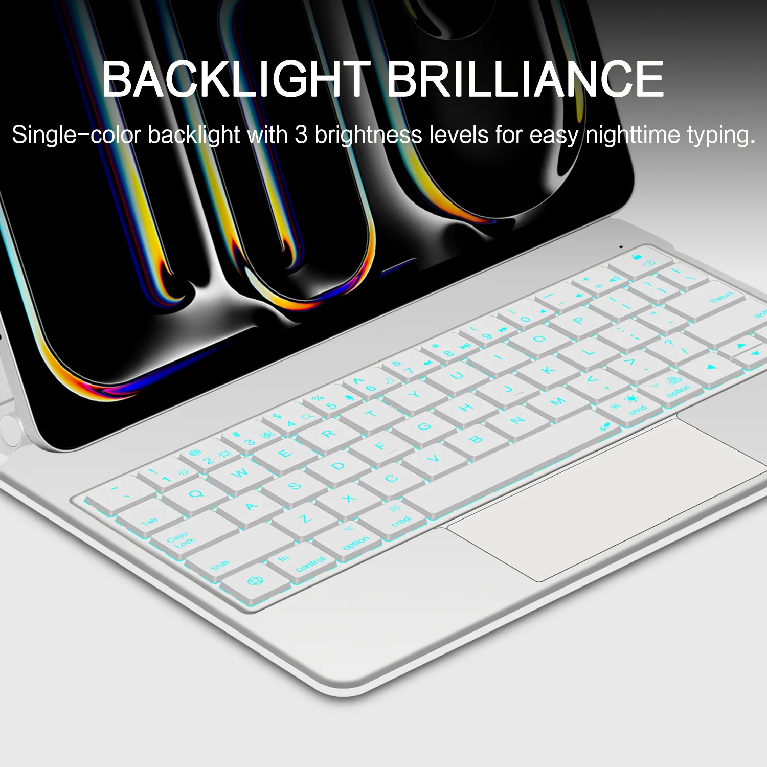 product magic keyboard case 11 inch and 13 inch for ipad pro and ipad air pu leather direct contact connection laudtec-5