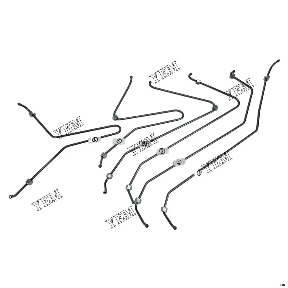 Fuel Pipe 9075039 9075033 9075034 9075035 9075036 9075037 9075038 Fit for Liebherr D926 Engine Spare Parts