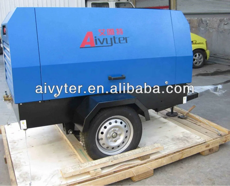 Good Price Zimbabwe 7bar Diesel Compressor With Jack Hammer