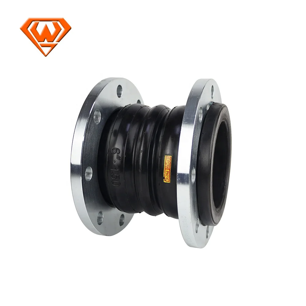 Twin Sphere Rubber Flexible Connector Double Sphere Bellow Rubber Expansion Joints Buy Double 