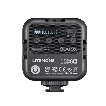 Godox LED6R/6Bi for iphone Smart Phone Video Live Show Selfie Mini LED Light detail image