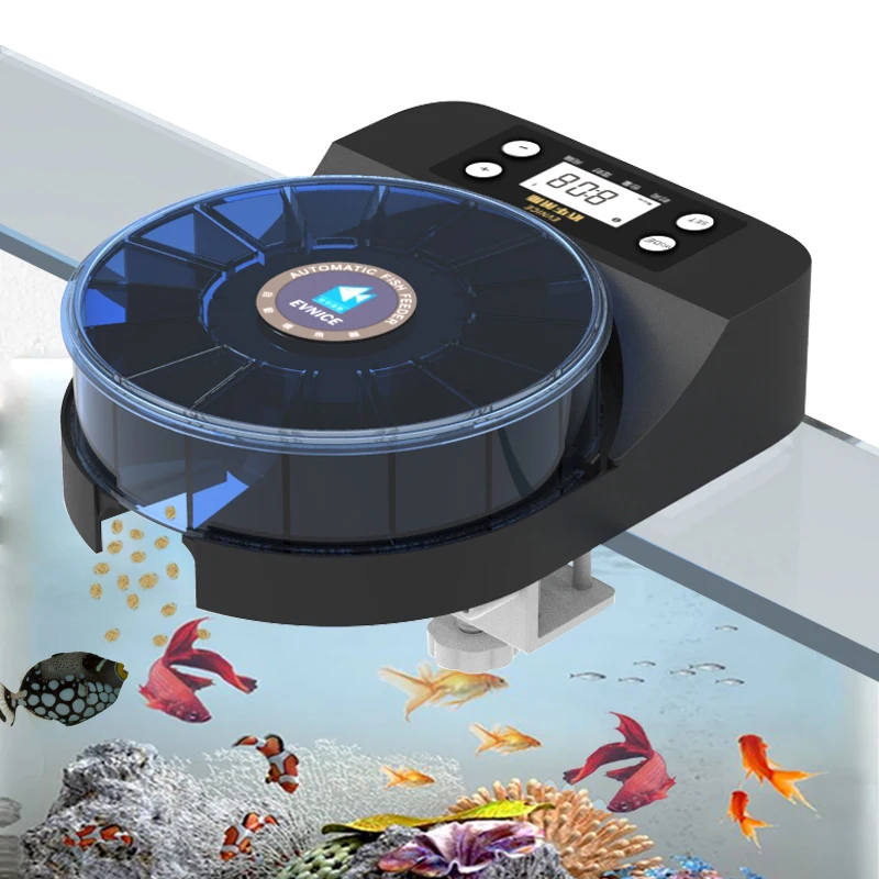 Wifi Fish Dispenser Feed Shrimp Turtle and Other Fish Feeder Smart Automatic  Pellet Fish Feed Machine for Aquariums Accessories