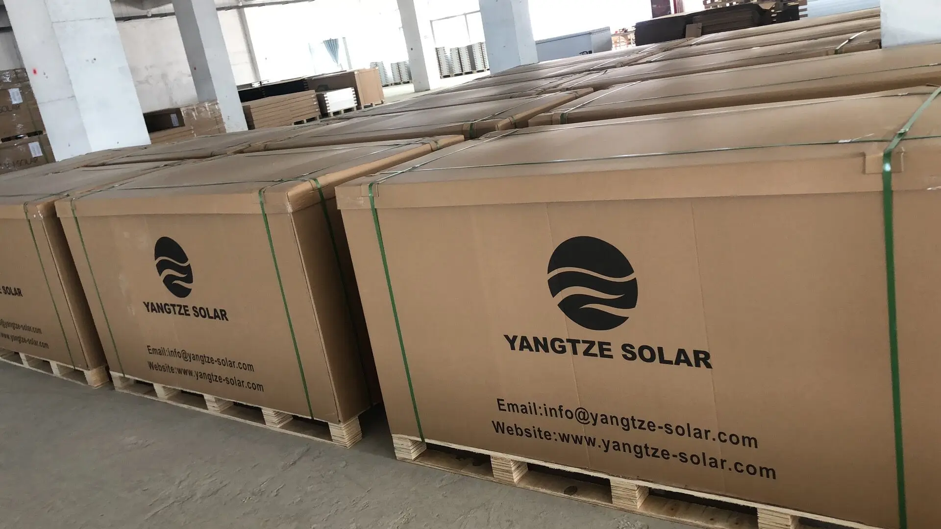 Yangtze trina solar module clamp solar cell panel 18v 500w 1000 watts from China supplier