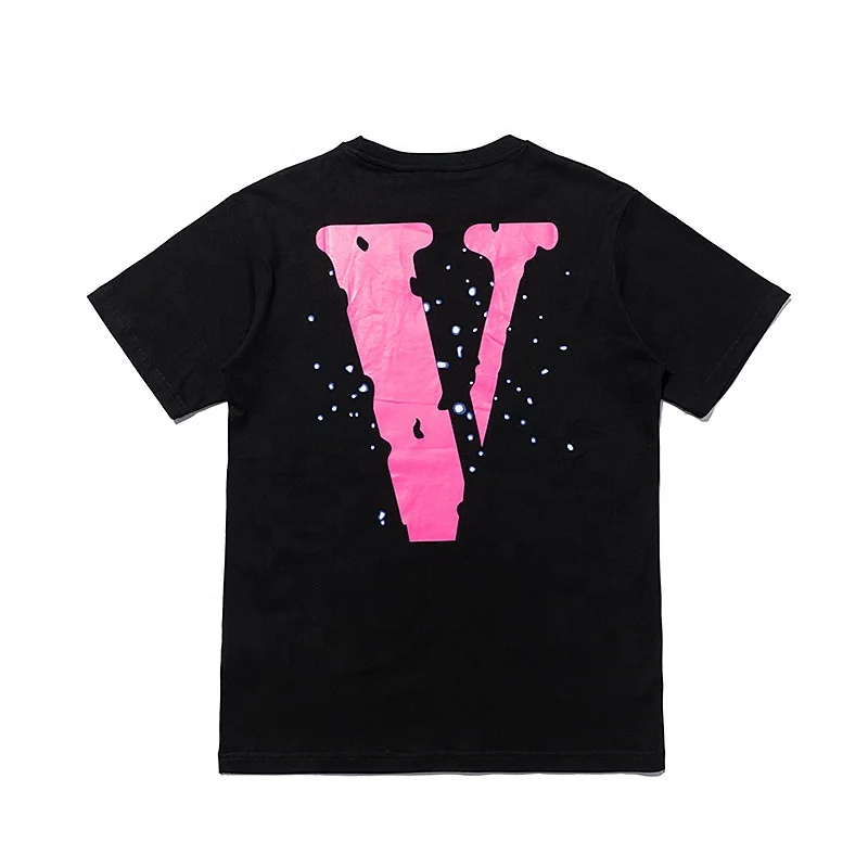 Pop Smoke V Lone T-shirt Big V Men's T-shirts Men's Clothing