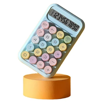 Wholesale customized 10 digit calculadora Student's favorite candy colour mini cute calculator