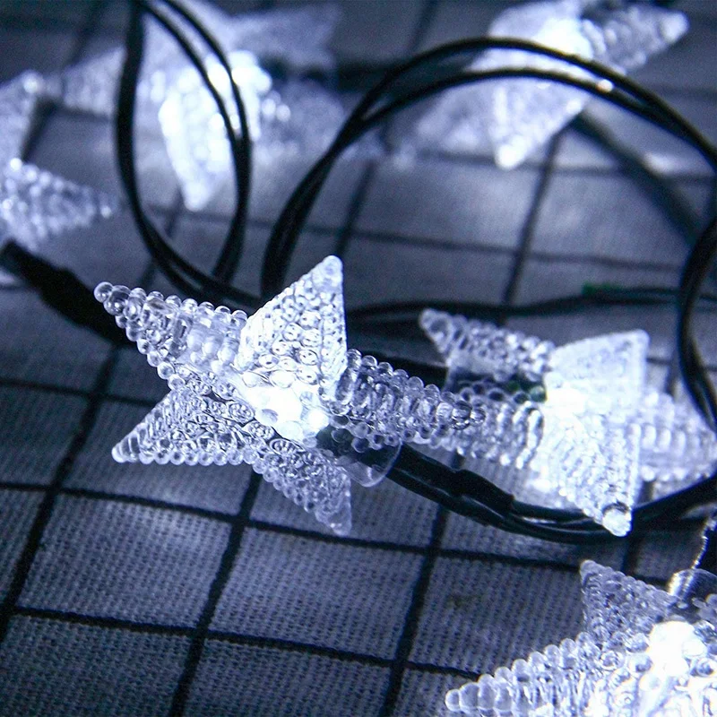 Водонепроницаемые гирлянды на солнечной батарее, 8 режимов