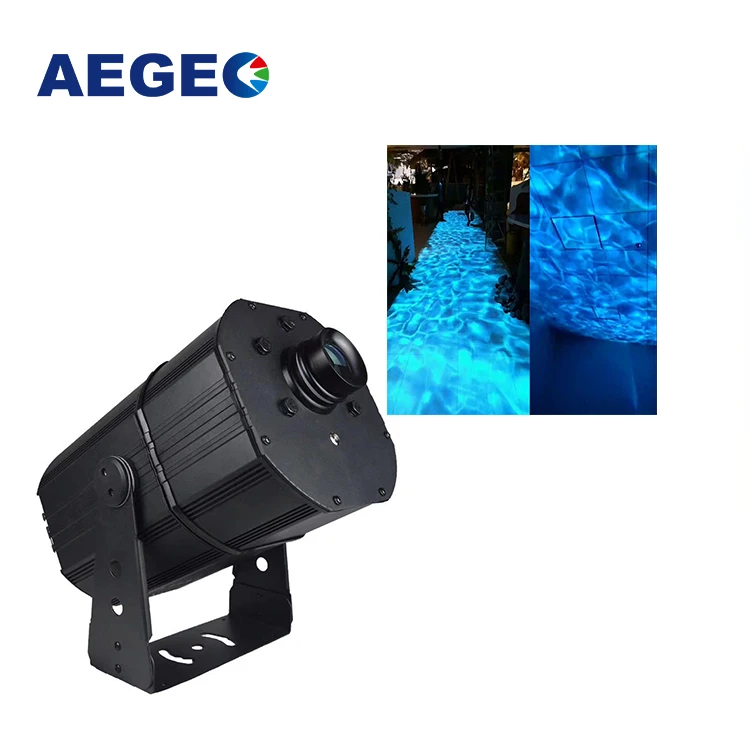 200W IP65 Waterproof Dynamic Emulation Led Water Wave Projector for Outdoor Park Road Wall
