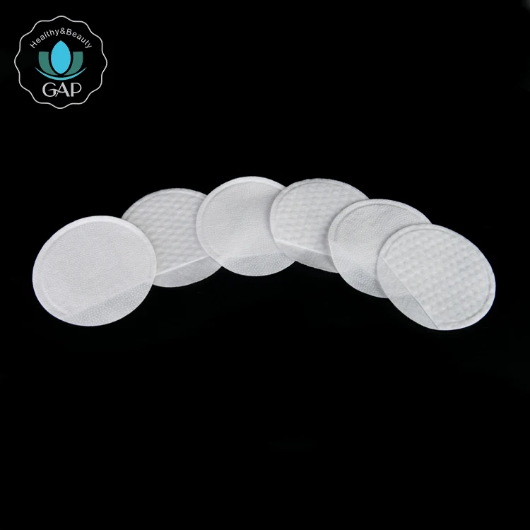 80 мм OD пилинг пальцы 100% спанальные нетканые подушечки для круглого макияжа с белой