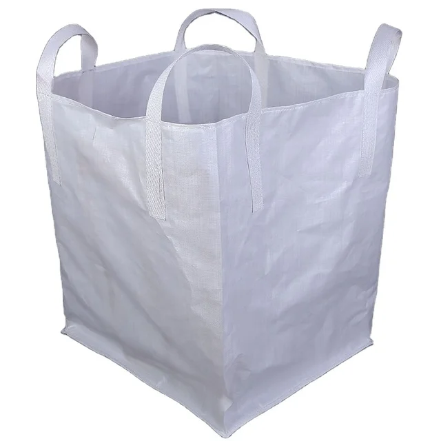PP 1000kg Jumbo Bag Cross Bottom Bulk Heavy Bag with Breathable Feature Big Bag