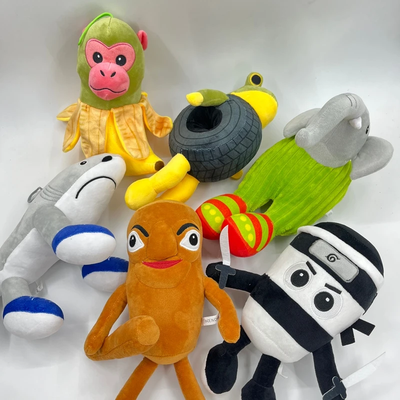 Peluche Brainrot Éléphant à La Fraise - Jouet Meme Expressif No.9 - Peluche Douce 25 Cm - Cadeau Idéal Pour Fans De Memes Et Enfants