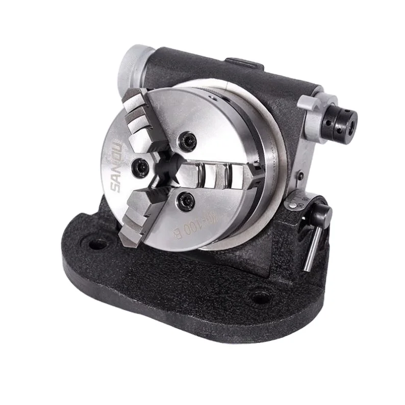 TEBAK Small Indexing Head - Inclined Type - Horizontal-vertical Dual-hand Manual Rapid and Simple Indexing Device