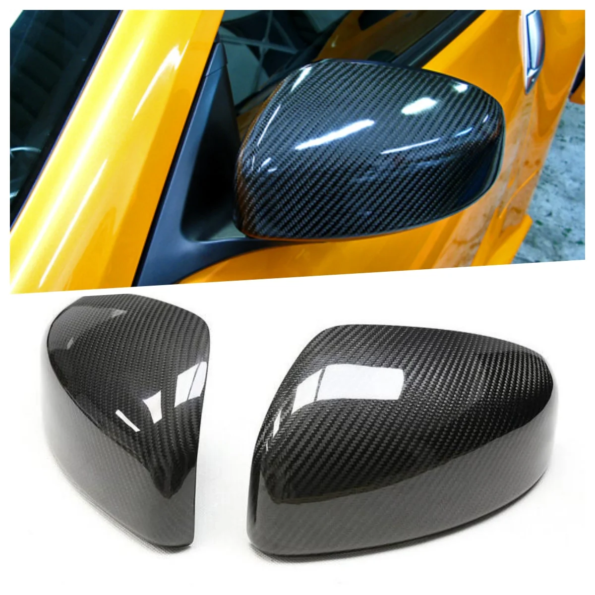 MRD Free Shipping for Nissan 370Z Dry Carbon Fiber Rearview Mirror ...
