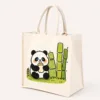 Diseño de panda, 31*27*15 cm, horizontal, impresión a doble cara.