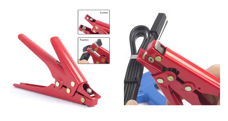 Cable tie tools for locking