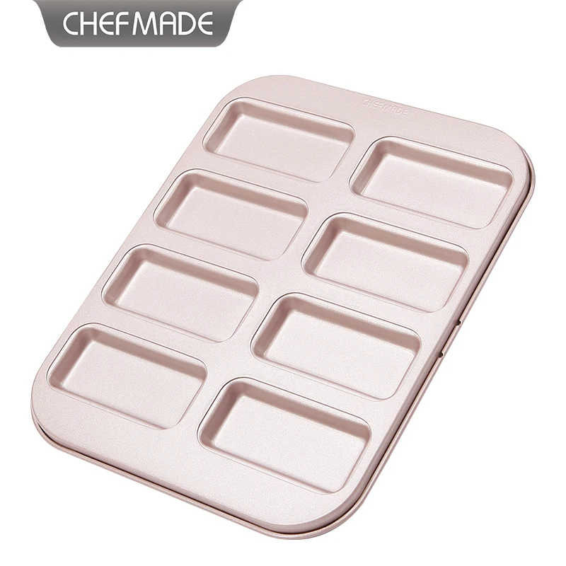 Carbon Steel 8 Cup Non-stick Rectangular Financier Cake Mould Cake Pan  Baking Pan - Buy Financier Cake Pan,Cake Pan,Cup Cake Pan Product on