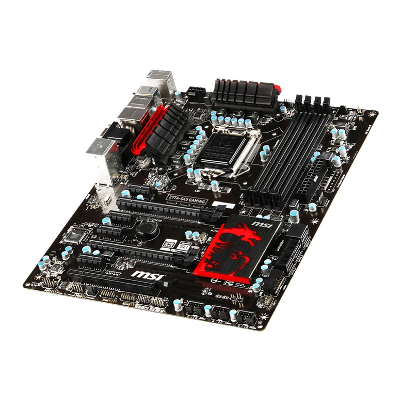 MSI Z77A-G45 GAMING Motherboard with Intel LGA 1155 Socket Supports 3rd Gen Intel Core I7/i5/i3/Pentium/Celeron Processors