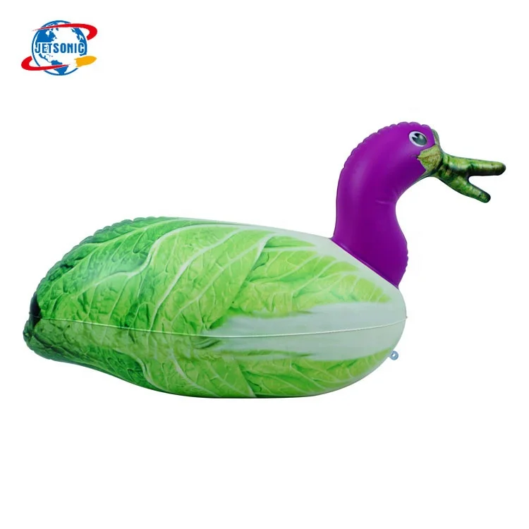 Kids Toy Trend Fresh Cabbage Duck Inflatable New Safe Valve 26\