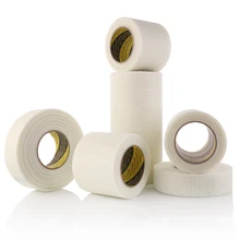 Heat Resistant Materials Rubber Fiberglass Mesh Repair Tape Fiberglass Mesh Net Roll