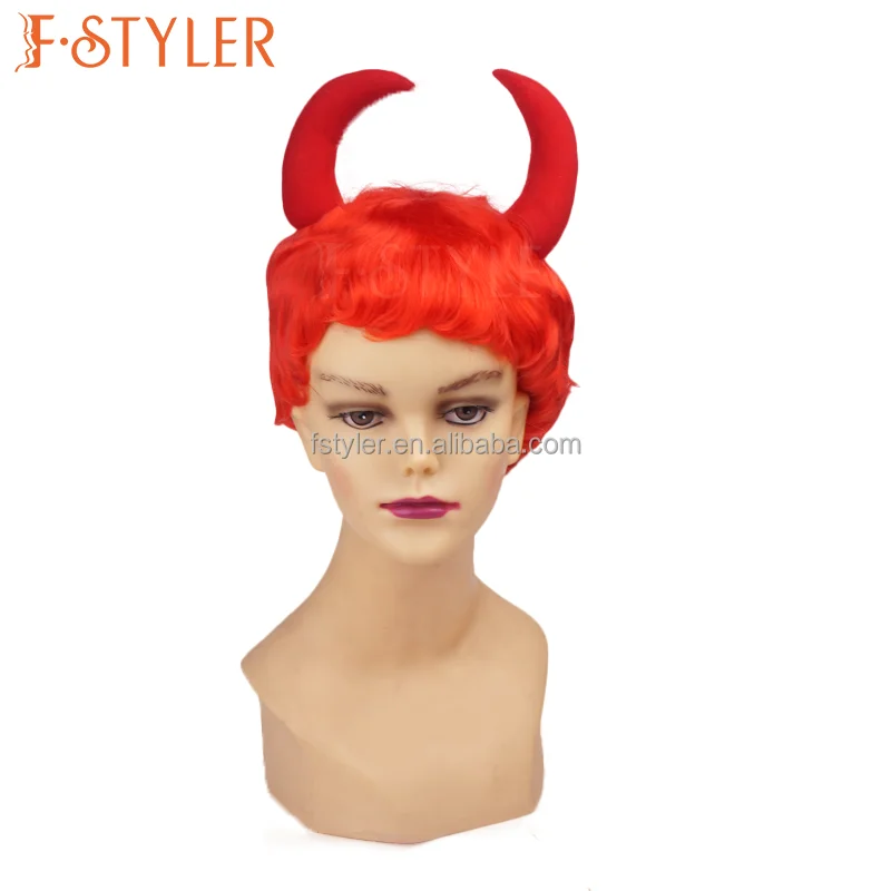 Fstyler Horned Enchantress Hair Synthetic Cosplay Carnival Wigs Hot