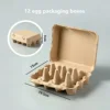 12 egg holders, 3*4 pattern