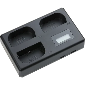 FB LP-E6 Lp-E6N USB Charging Intelligent LCD Triple Charger for Canon EOS 5DS R5D Mark III 3 5d Mark Iii 6d 7d 60d 60da 70d product image