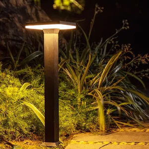 LED Garden Spike Light IP65 Waterproof Warm White Aluminum Adjustable Outdoor Landscape Lawn Lamp for Pathway Villa DC Power